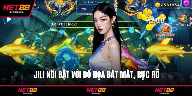 JILI nổi bật với đồ họa bắt mắt, rực rỡ